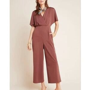 Anthropologie Mauve Jumpsuit